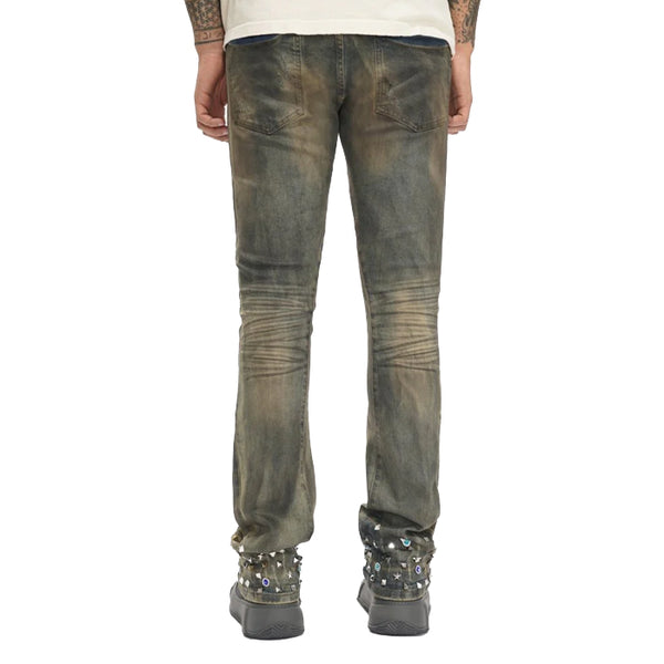 VALABASAS / ヴァラバサス  アイオン ライト ダート ヴィンテージ ウォッシュ ワックスド スタック ジーンズ vlbsvj31058