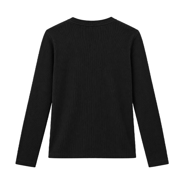 CHROME HEARTS / クロムハーツ ワイノット CHプラス エンブロイダリー レーヨン ロングスリーブ Tシャツ レディース ynotembrltl