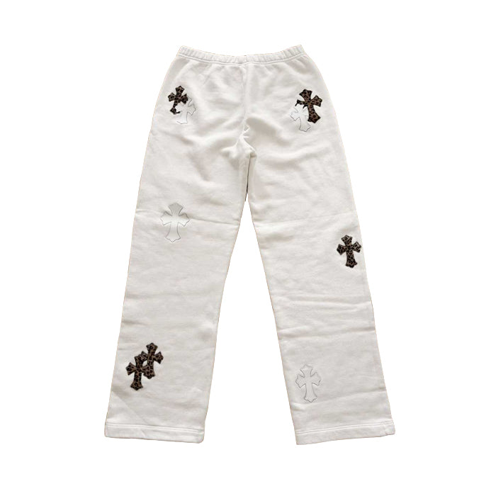 クロムハーツCHROME HEARTSスウェットパンツY NOTクロスパッチ CHROME HEARTS / クロムハーツ Y ノットマルチ レザー クロス パッチ